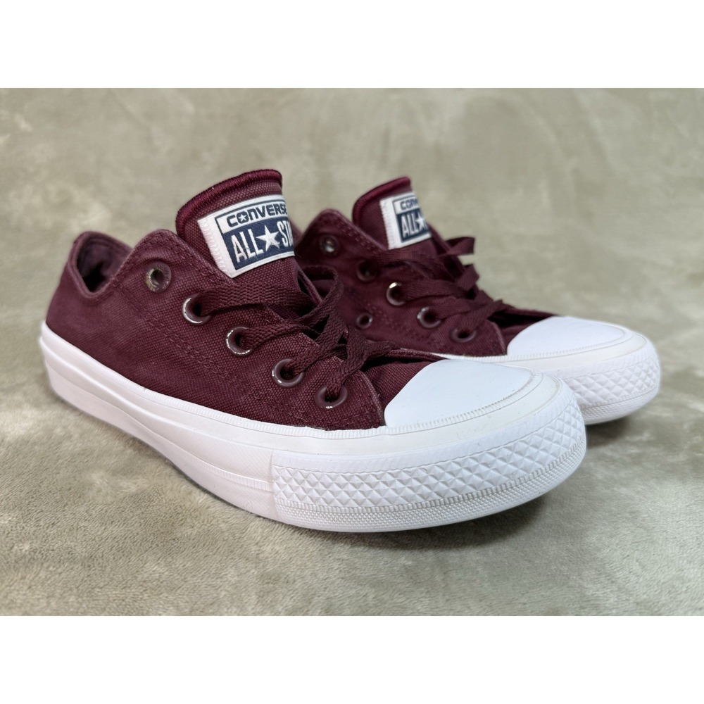 Converse‎ Chuck Taylor II Lunarlon Men's 3 Women's Size 5 Maroon Red All Star